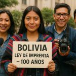 Ley imprenta Bolivia 100 años