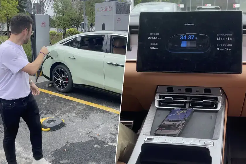 BYD recarga 400 km en 5 minutos con cargador de 1 MW