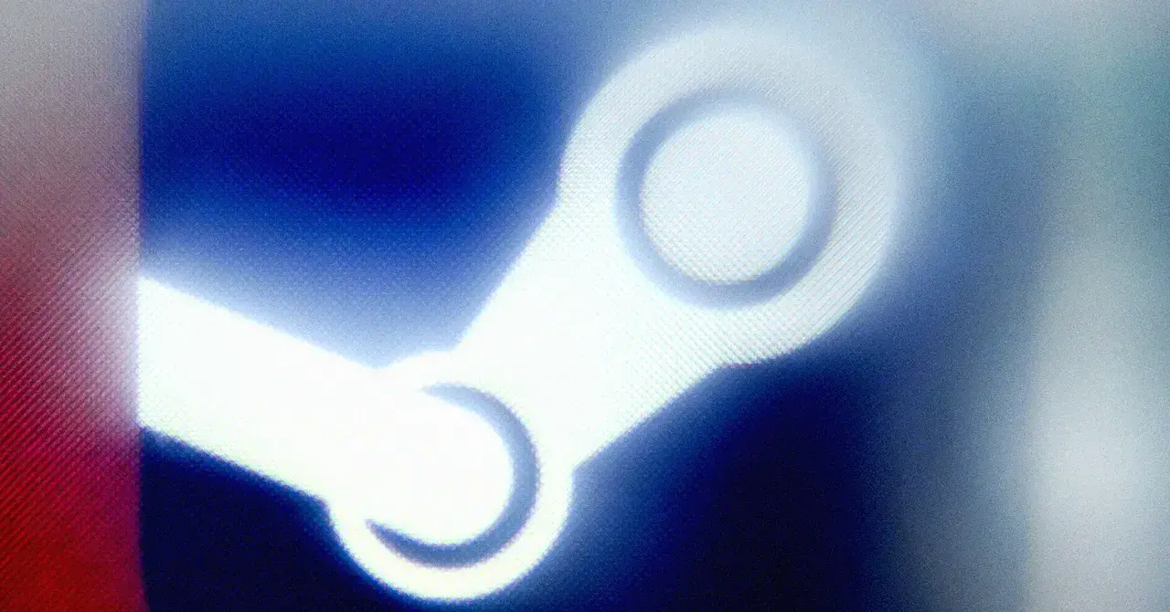 Logo de Steam en un smartphone KIRILL KUDRYAVTSEV/Getty Images / WIRED