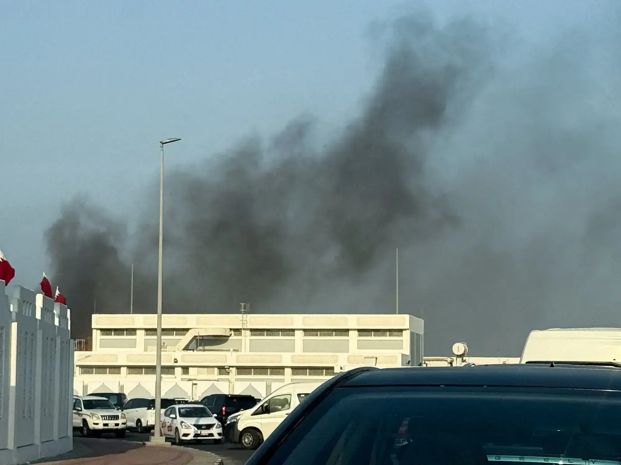 Humo y explosiones en Doha, Qatar, tras el ataque israelí REUTERS / Clarín