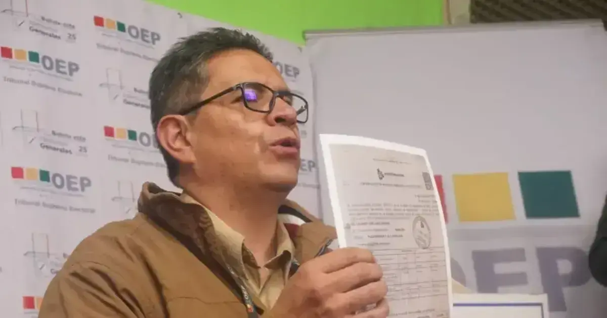 Fernando Arteaga, secretario de Cámara del TSE APG - Archivo / Unitel Digital