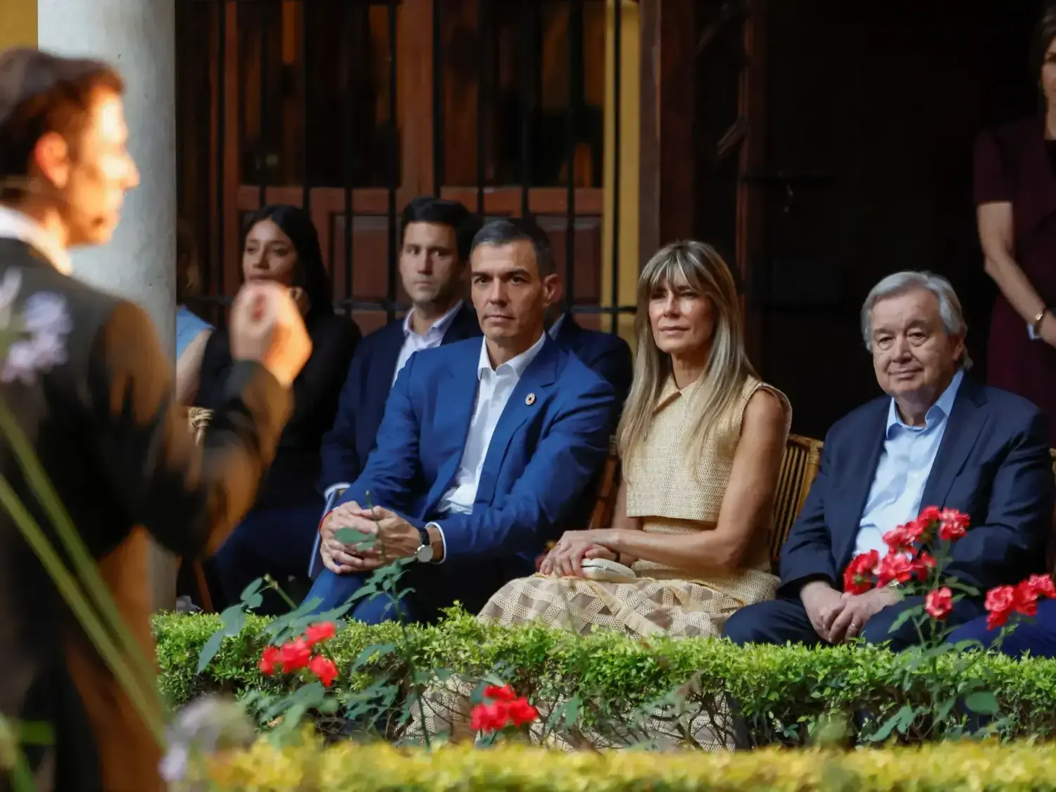 Pedro Sánchez y su mujer, Begoña Gómez, en una imagen de archivo. / EFE / Clarín
