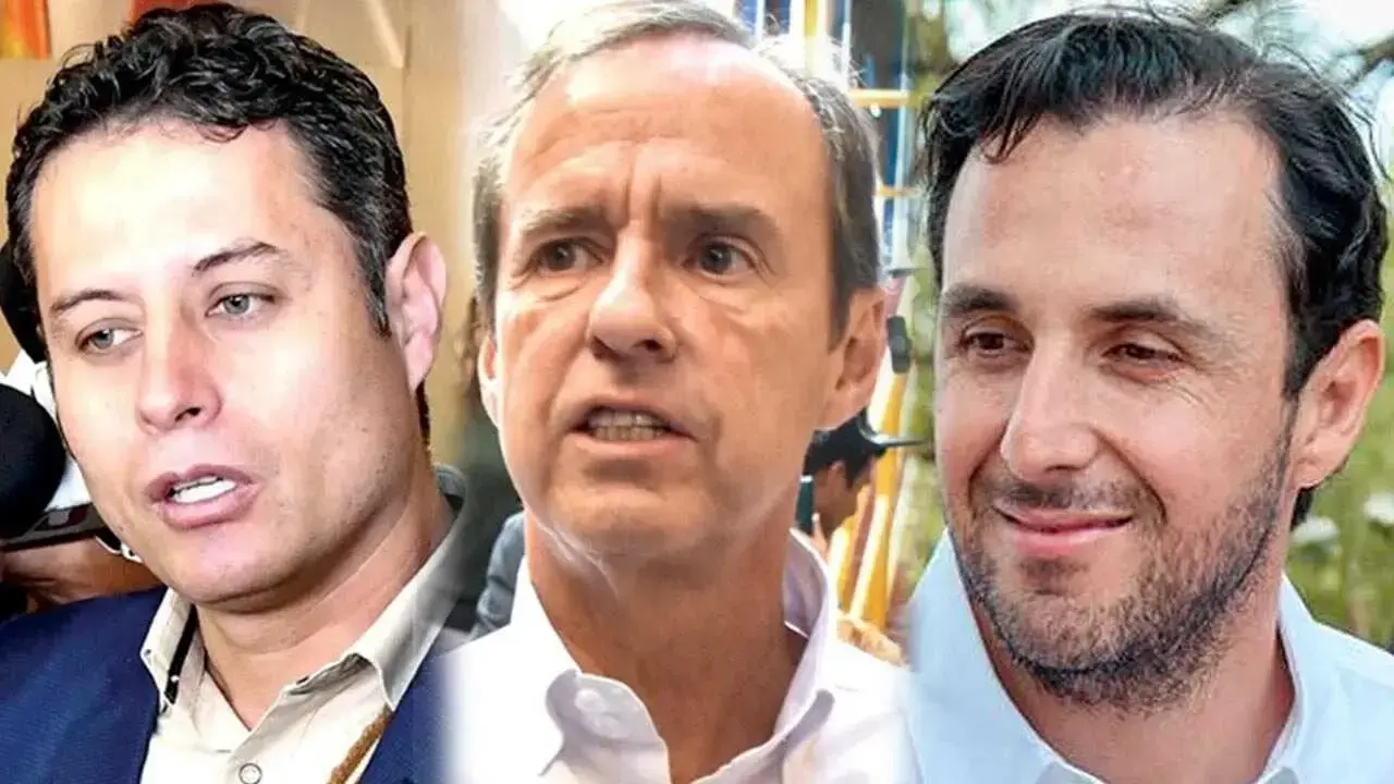 Edmand Lara, Jorge Tuto Quiroga y Juan Pablo Velasco.