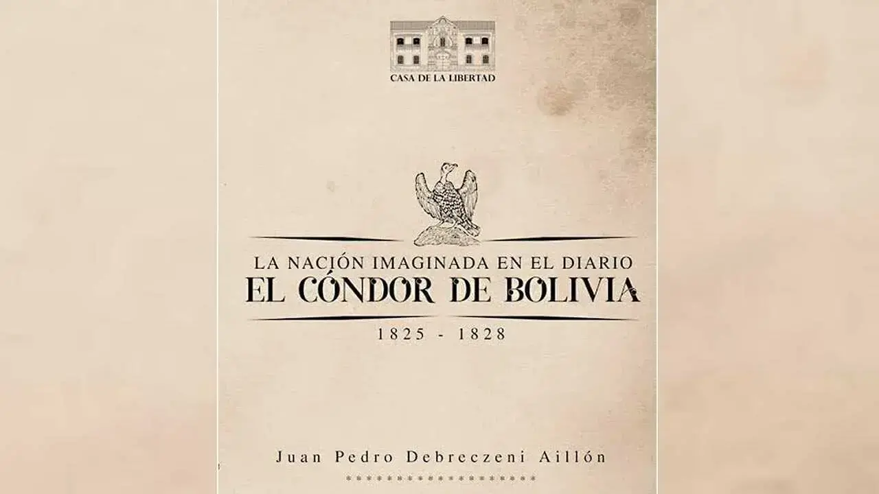 Portada del libro “La nación imaginada en el diario El Cóndor de Bolivia”