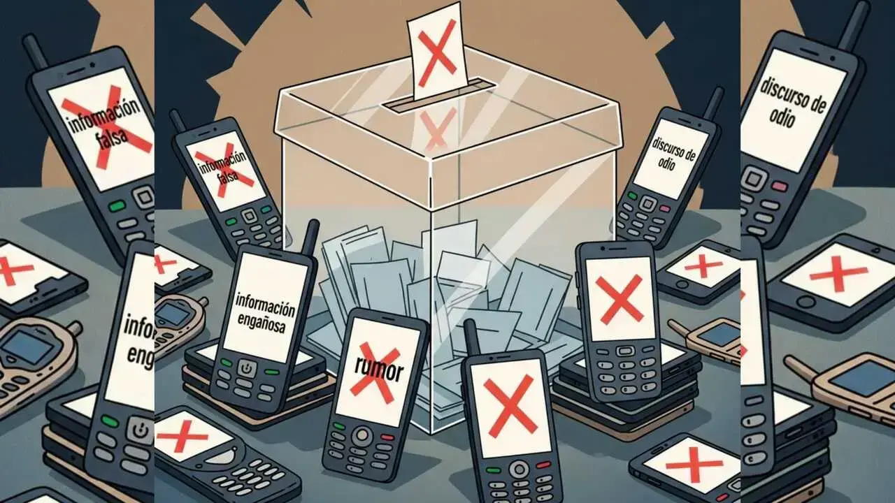 Imagen referencial de desinformación.