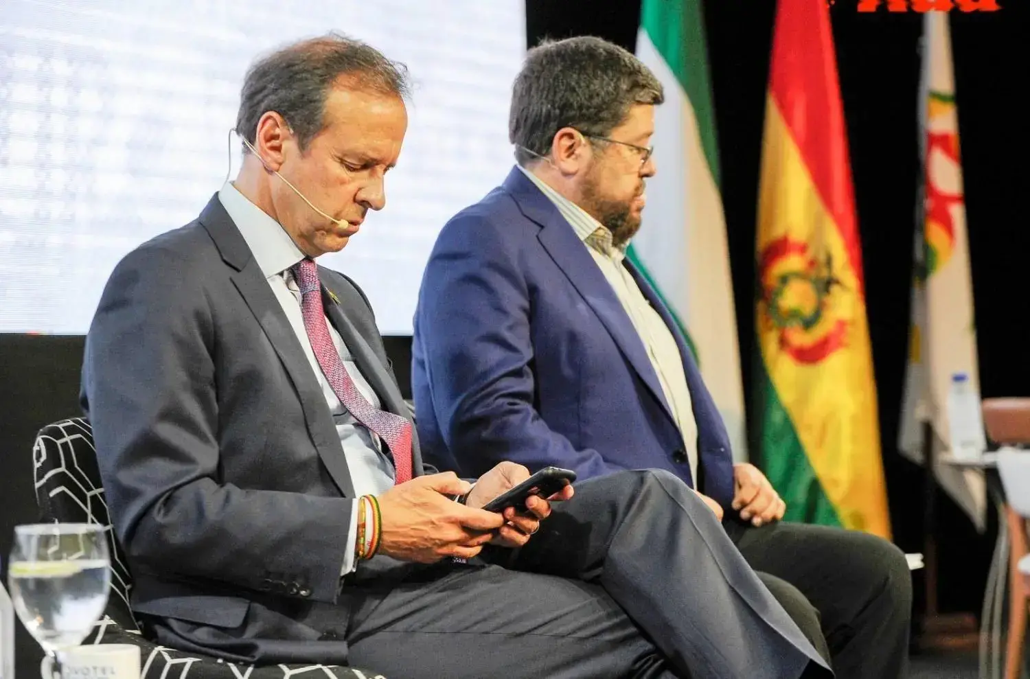 Tuto Quiroga y Samuel Doria Medina