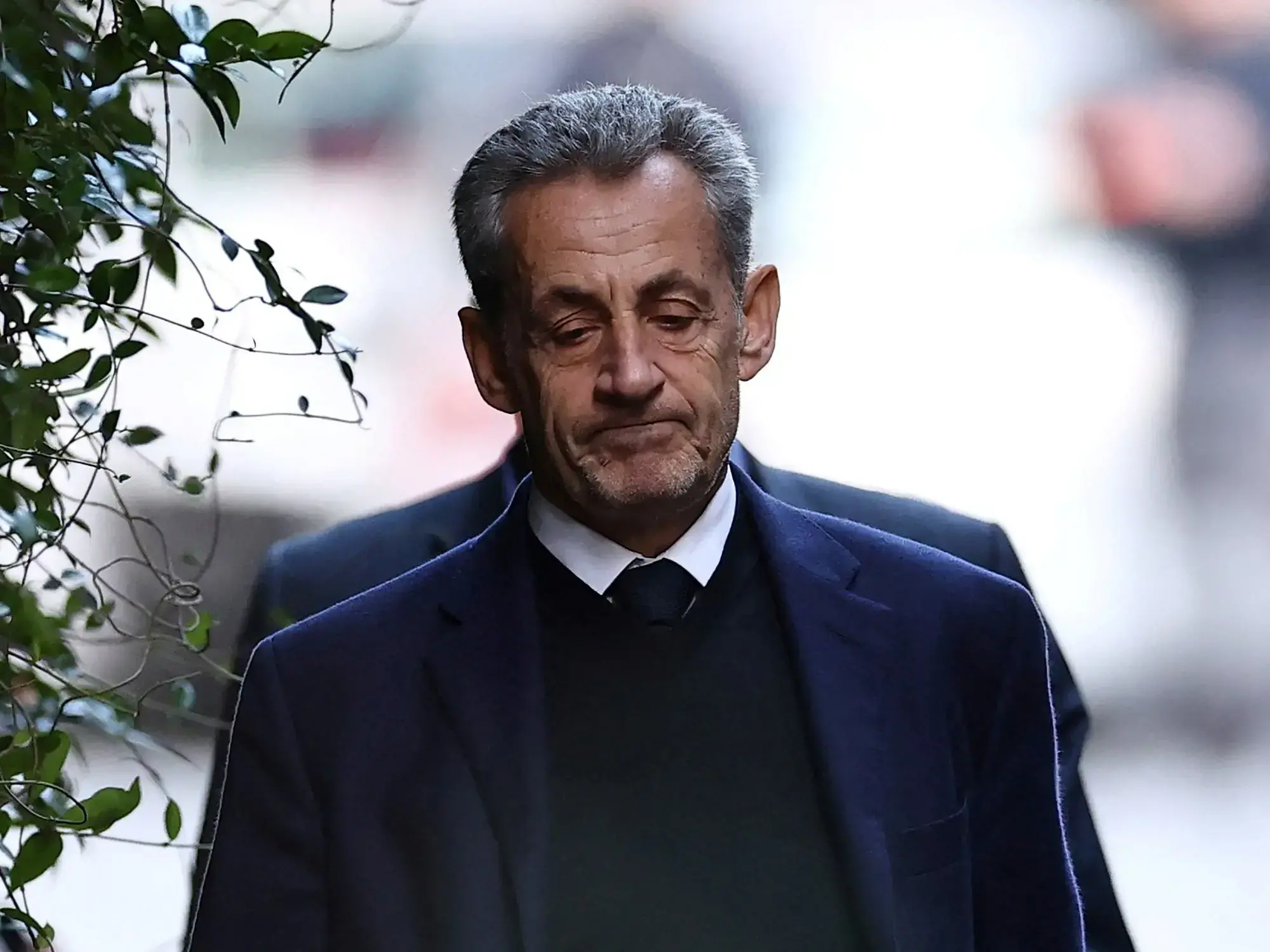 Nicolas Sarkozy llega a la prisión de La Santé en París