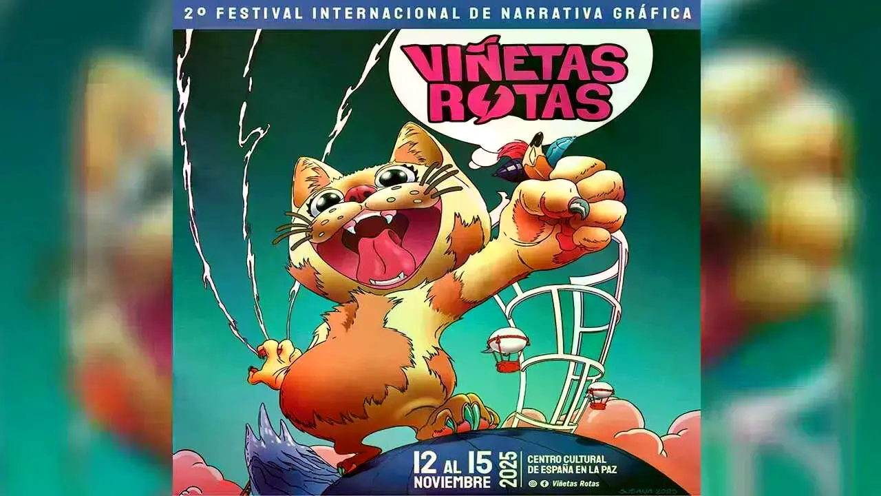 Afche promocional del evento Viñetas Rotas