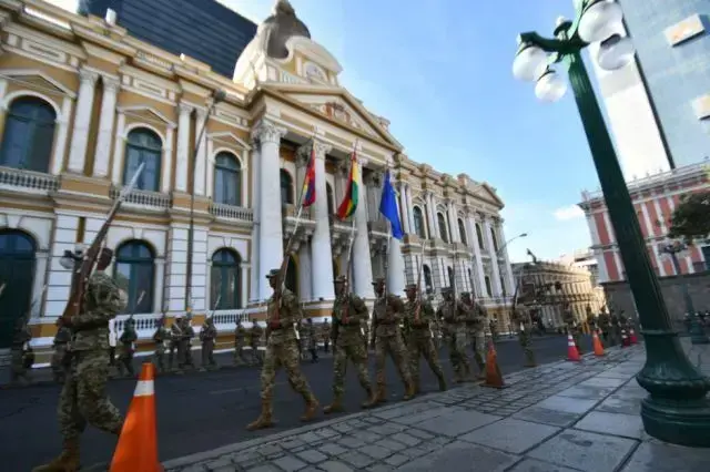 El edificio antiguo de la Asamblea Legislativa Plurinacional.