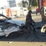 El vehículo fue retirado por personal de Tránsito