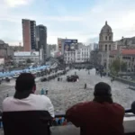La plaza San Francisco, en la ciudad de La Paz.