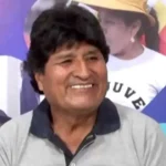 El dirigente cocalero, Evo Morales.
