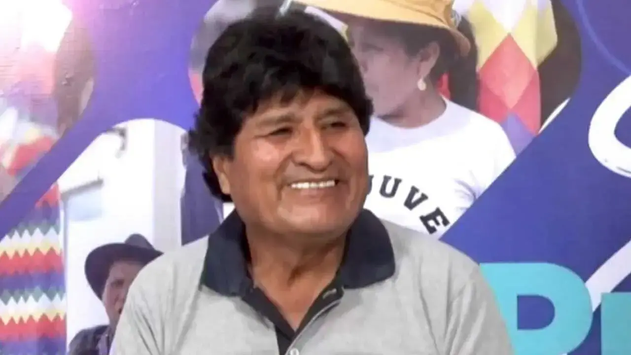 El dirigente cocalero, Evo Morales.