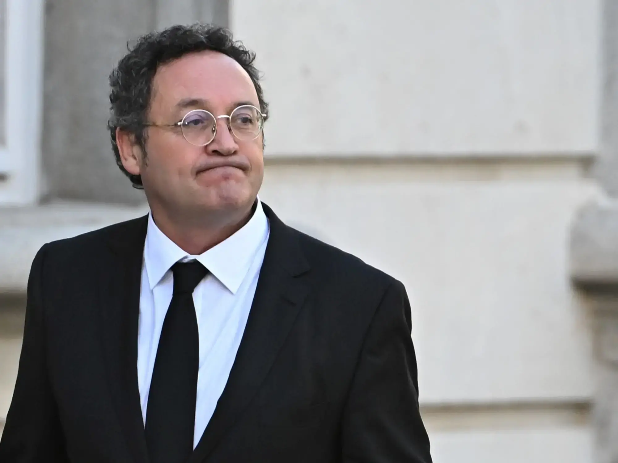 El fiscal general del Estado, Álvaro García Ortiz, abandona el Tribunal Supremo.