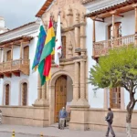 Frontis del Museo Casa de la Libertad en Sucre.