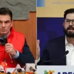 El presidente electo de Bolivia, Rodrigo Paz, y el mandatario de Chile, Gabriel Boric