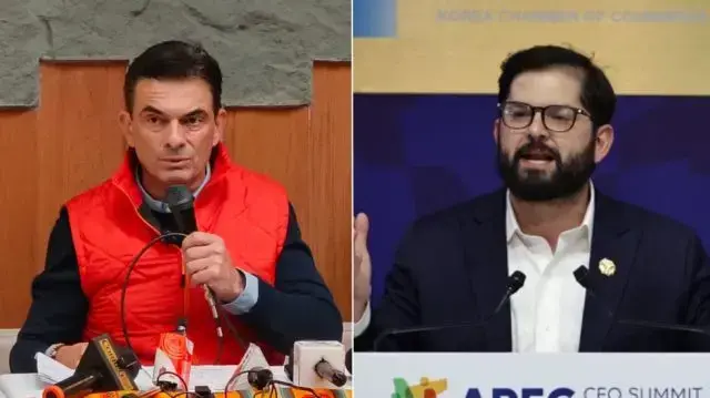 El presidente electo de Bolivia, Rodrigo Paz, y el mandatario de Chile, Gabriel Boric