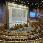 Hemiciclo de la Cámara de Diputados en La Paz