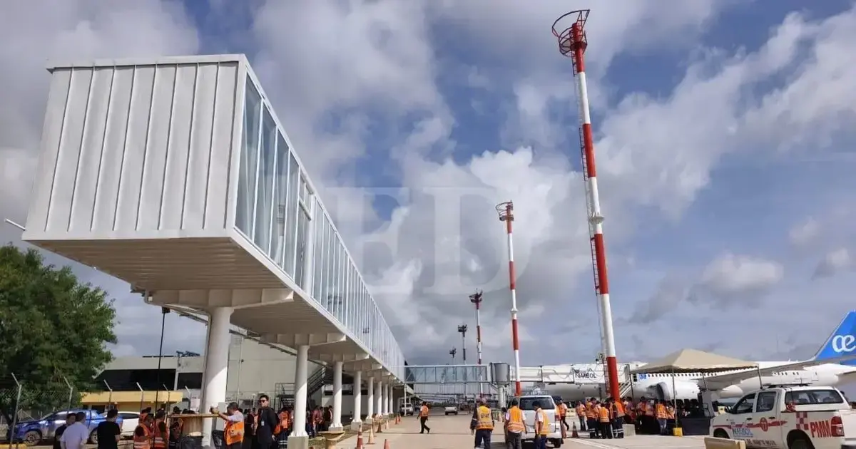 Este puente forma parte de las obras entregadas en Viru Viru