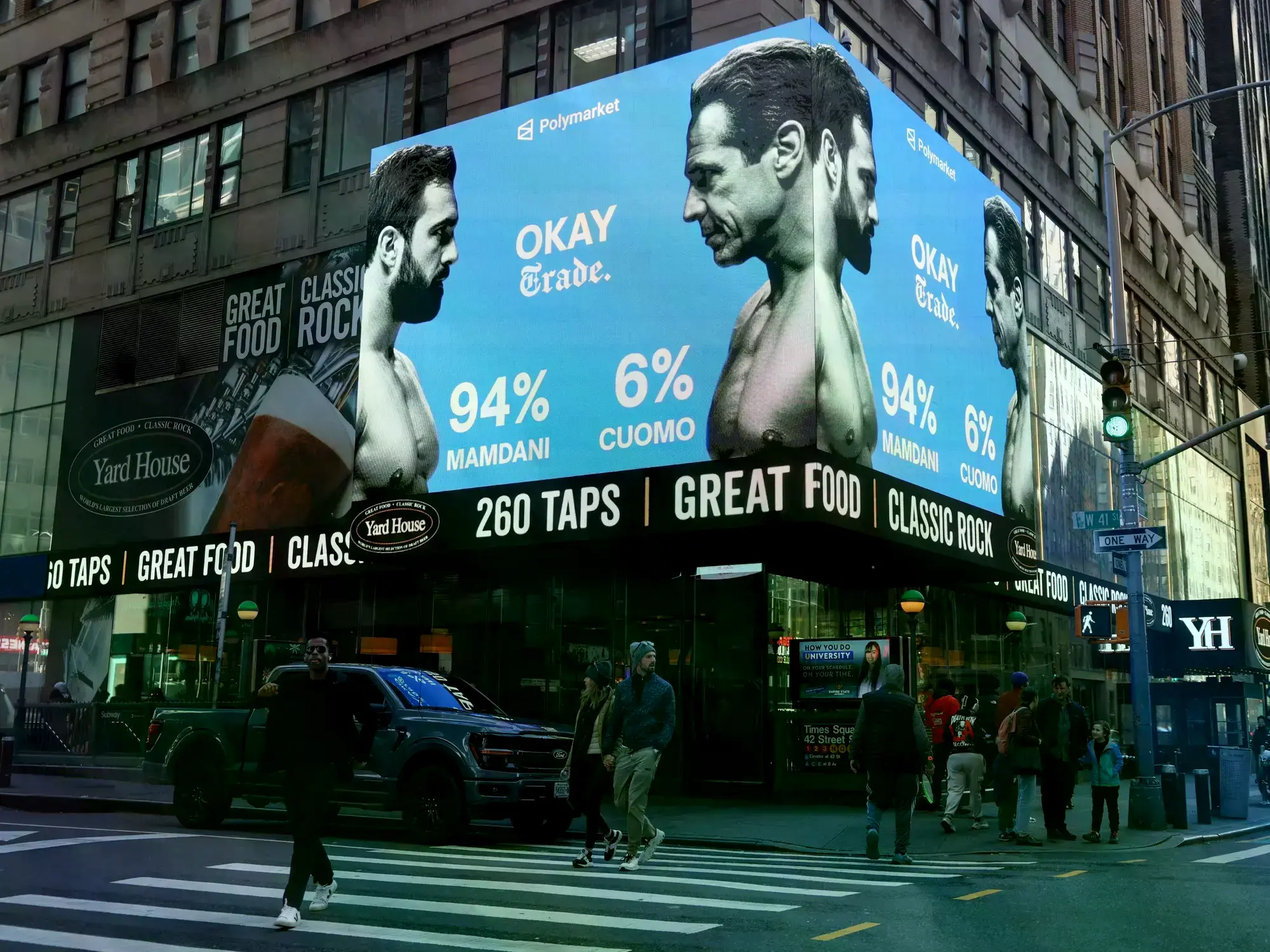 Elecciones a la alcaldía de Nueva York, con el demócrata Zohran Mamdani y el independiente Andrew Cuomo.