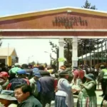 Fachada del Cementerio Héroes del Gas