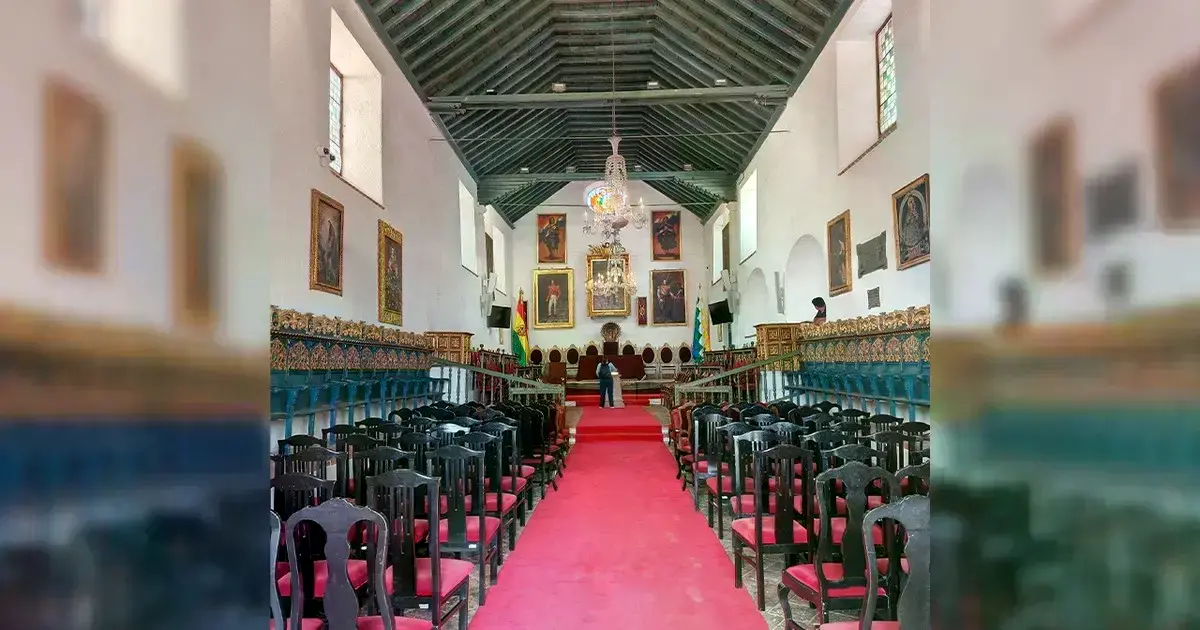 Preparativos para el acto de entrega de credenciales