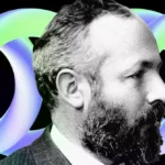 Retrato de Georg Cantor, matemático alemán del siglo XIX.