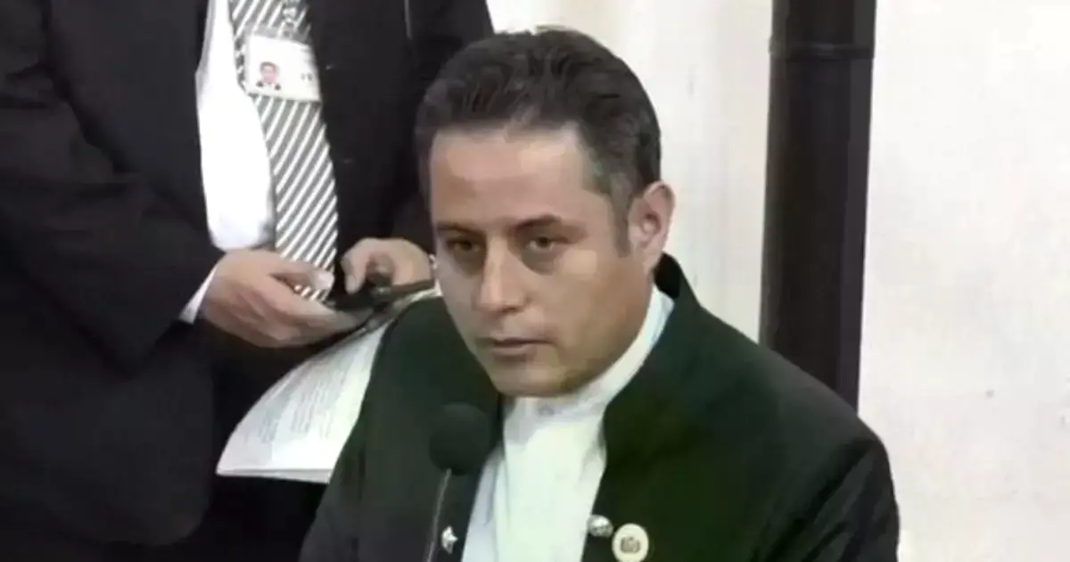 Edmand Lara en la Casa de la Libertad.