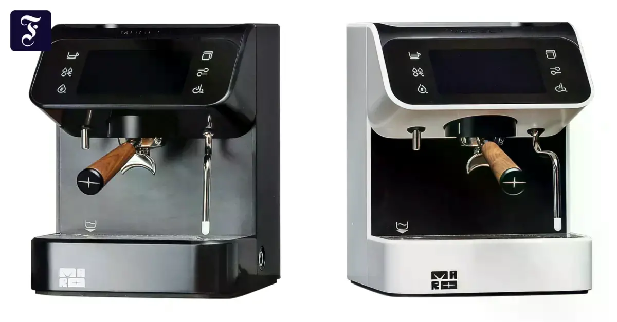 Máquina de espresso Maro Model 1 en color negro o blanco