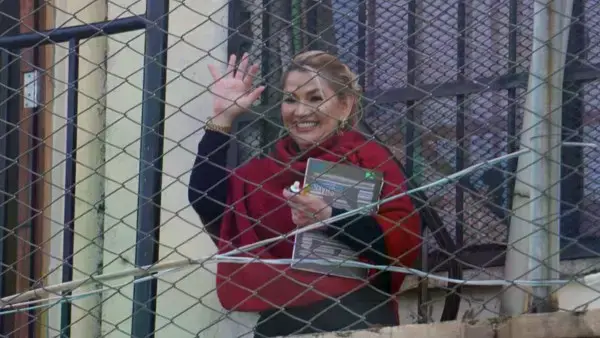 Jeanine Añez en la cárcel de Miraflores.