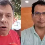 Roberto Castro y Diego Ávila, presidentes de las cámaras de Senadores y Diputados, respectivamente.