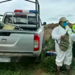 La Policía llegó al lugar del hecho para levantar el cuerpo