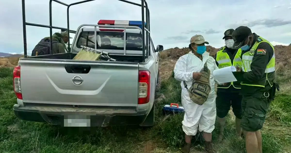 La Policía llegó al lugar del hecho para levantar el cuerpo