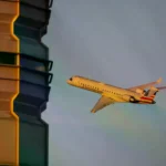 Un avión de American Eagle despega del aeropuerto de Washington.