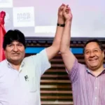 Evo Morales y Luis Arce, cuando eran compañeros del MAS.