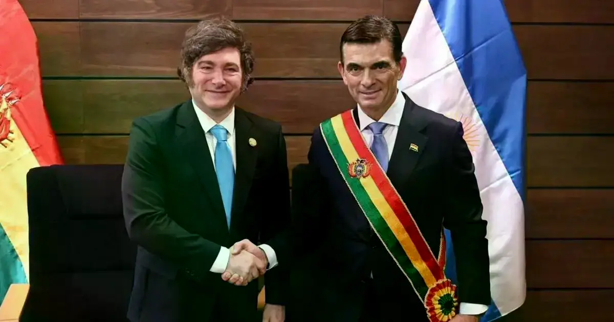 Milei y Paz