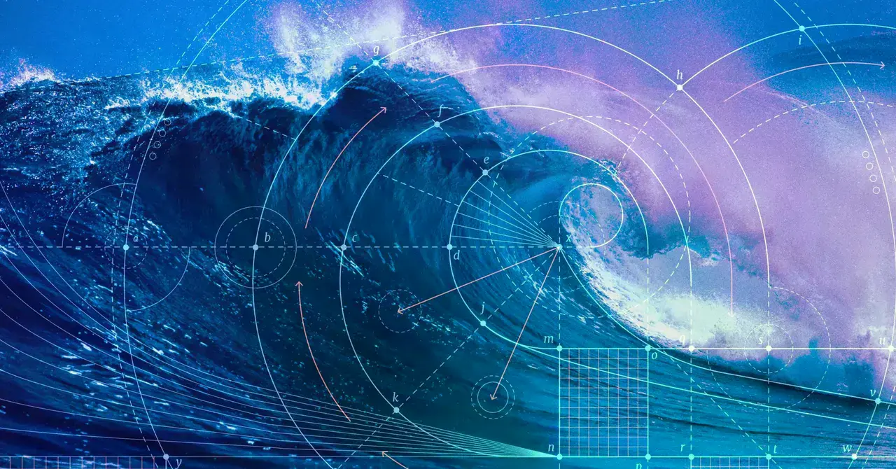 Alberto Maspero (derecha) y Massimiliano Berti en Trieste, Italia, donde estudian la matemática de las olas oceánicas.