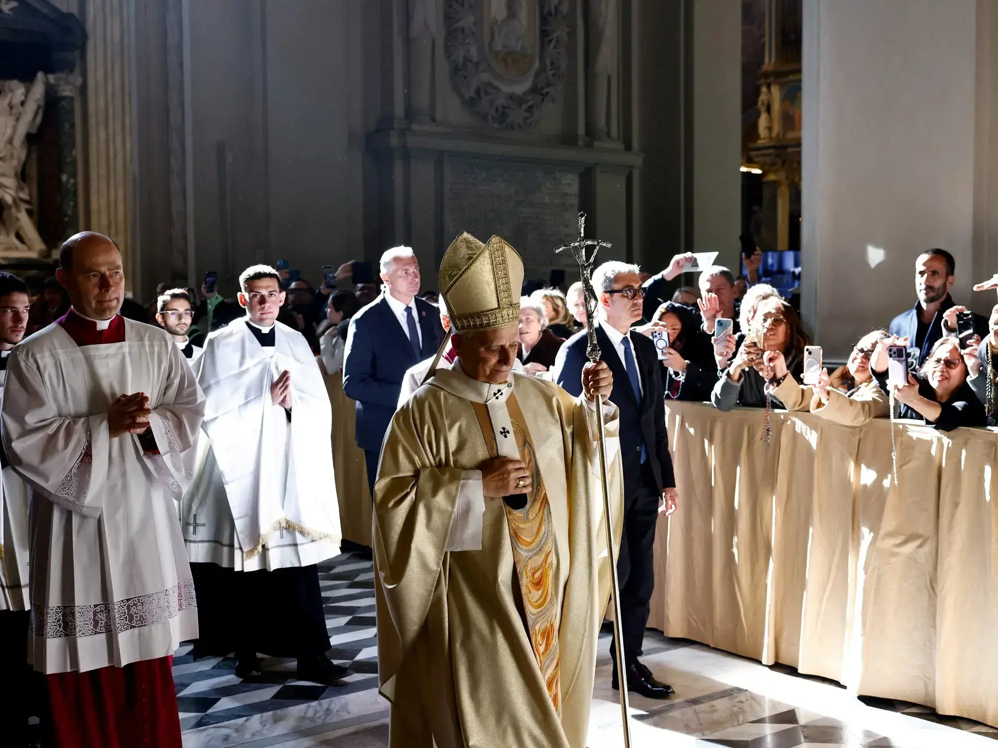 El papa León XIV celebró la fiesta de la dedicación de la basílica de San Juan Letrán.