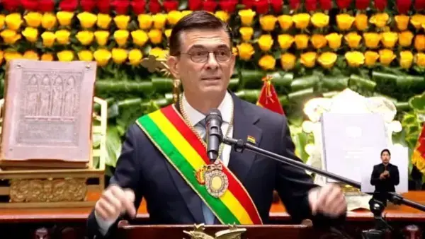 Presidente de Bolivia, Rodrigo Paz.