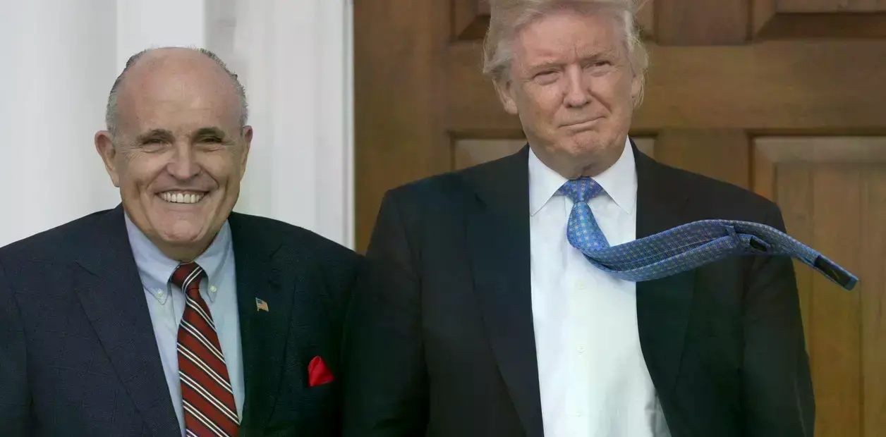 Donald Trump y Rudy Giuliani, durante un acto de campaña.