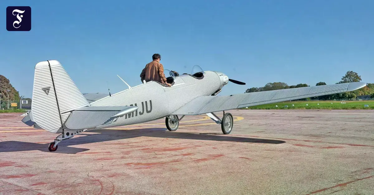 La Junkers A50 pesa menos de 600 kilogramos antes del despegue.