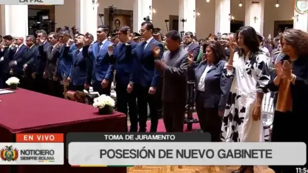 Nuevo gabinete ministerial de Rodrigo Paz