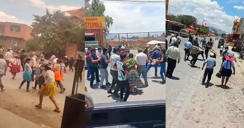 La pelea entre líneas afectó incluso a vecinos.