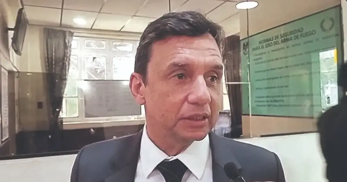 El agregado policial de la Policía Federal de Brasil, Sandro Jansen, en entrevista con EL DEBER.