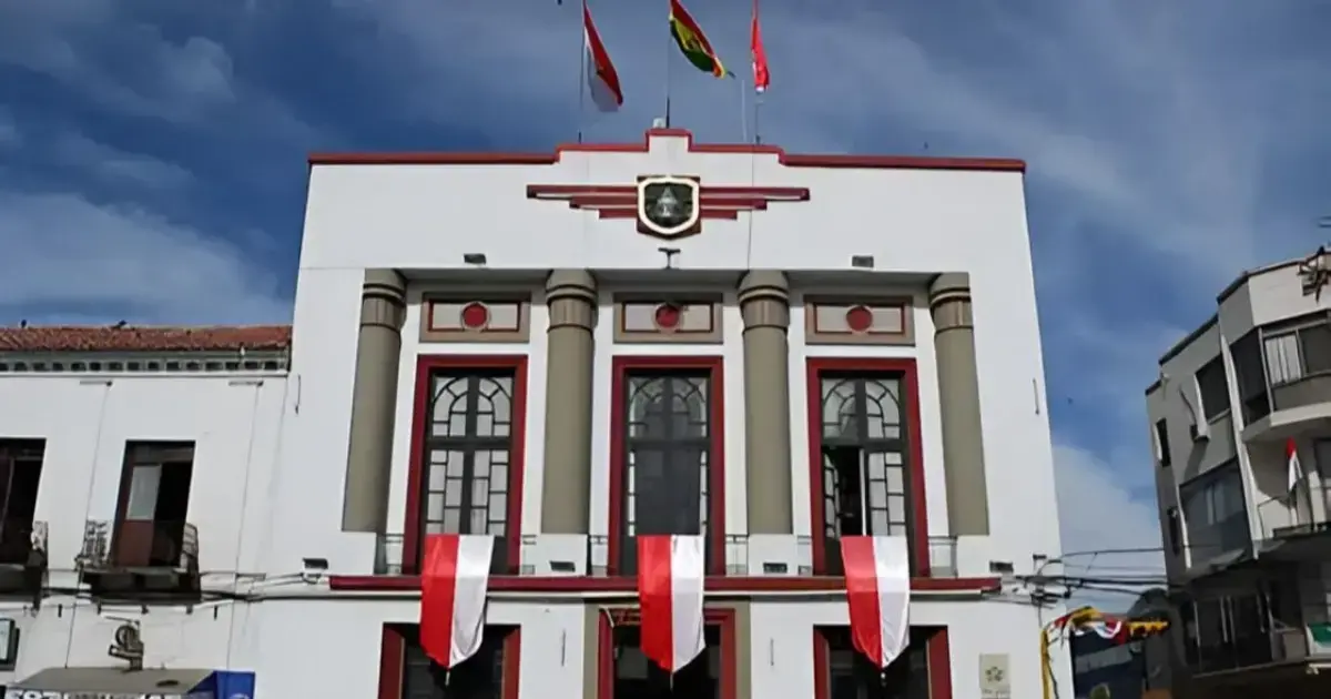 Edificio de la Alcaldía de la ciudad tarijeña