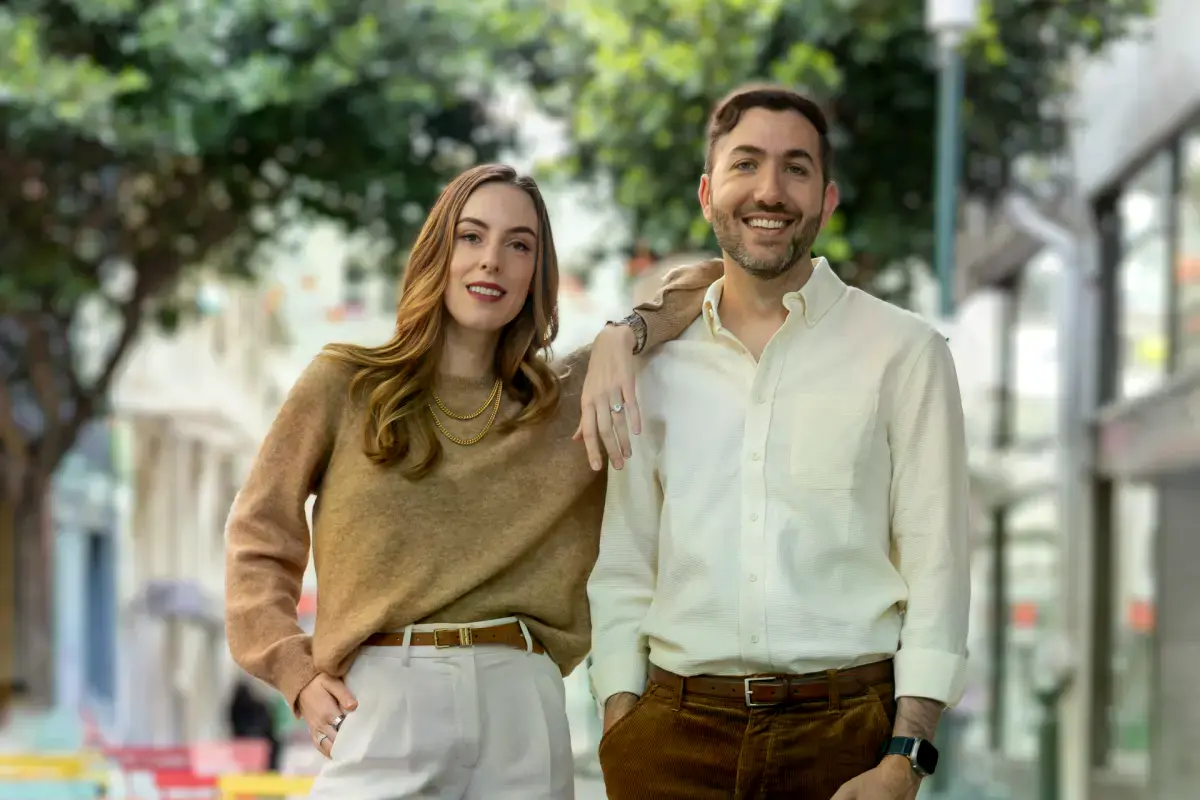 Jennifer Smith y Aaron Podolny, cofundadores de Scribe