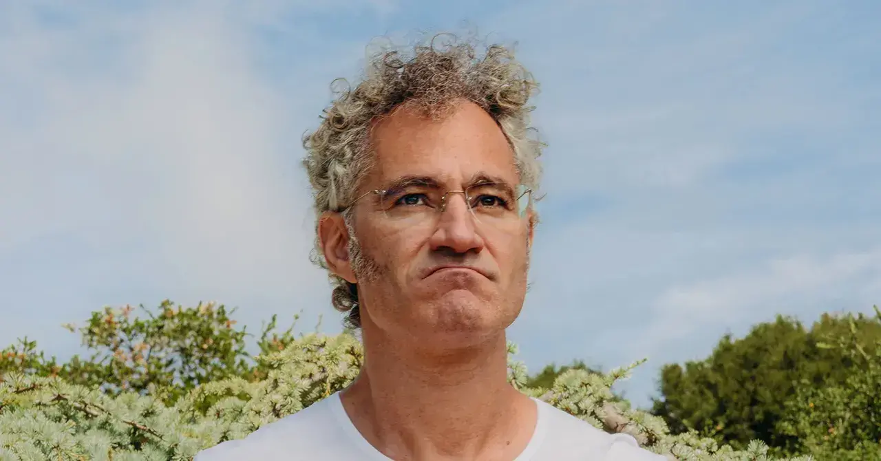 Alex Karp, CEO de Palantir, durante la entrevista.