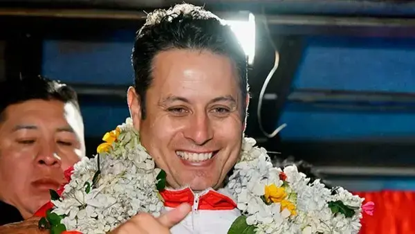 Edmand Lara en campaña electoral