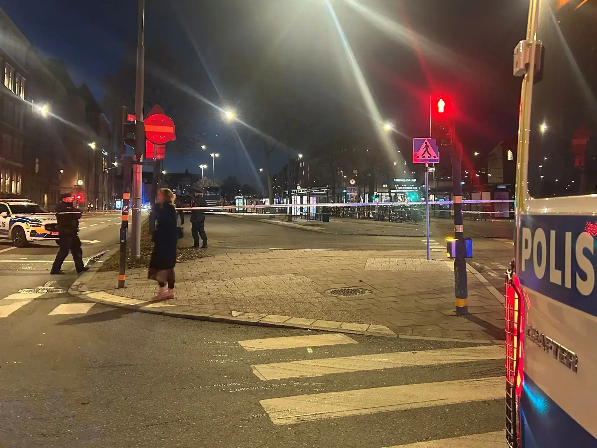 Un autobús atropelló a varias personas en Estocolmo