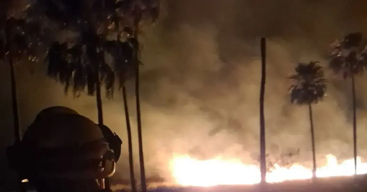 Incendio en Otuquis